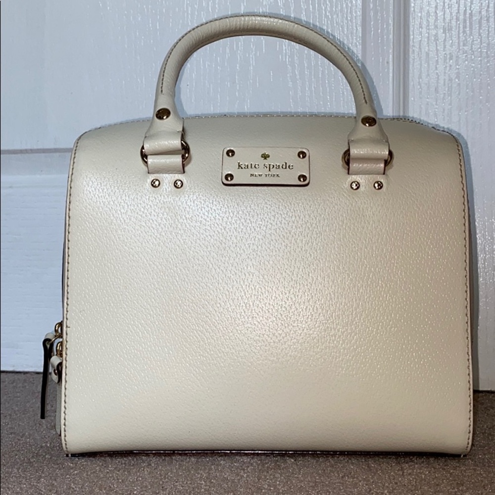 Kate Spade Reiley Satchel- Pearly Off-White